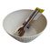 Saladeira Bambu limao siciliano com pegador inox
